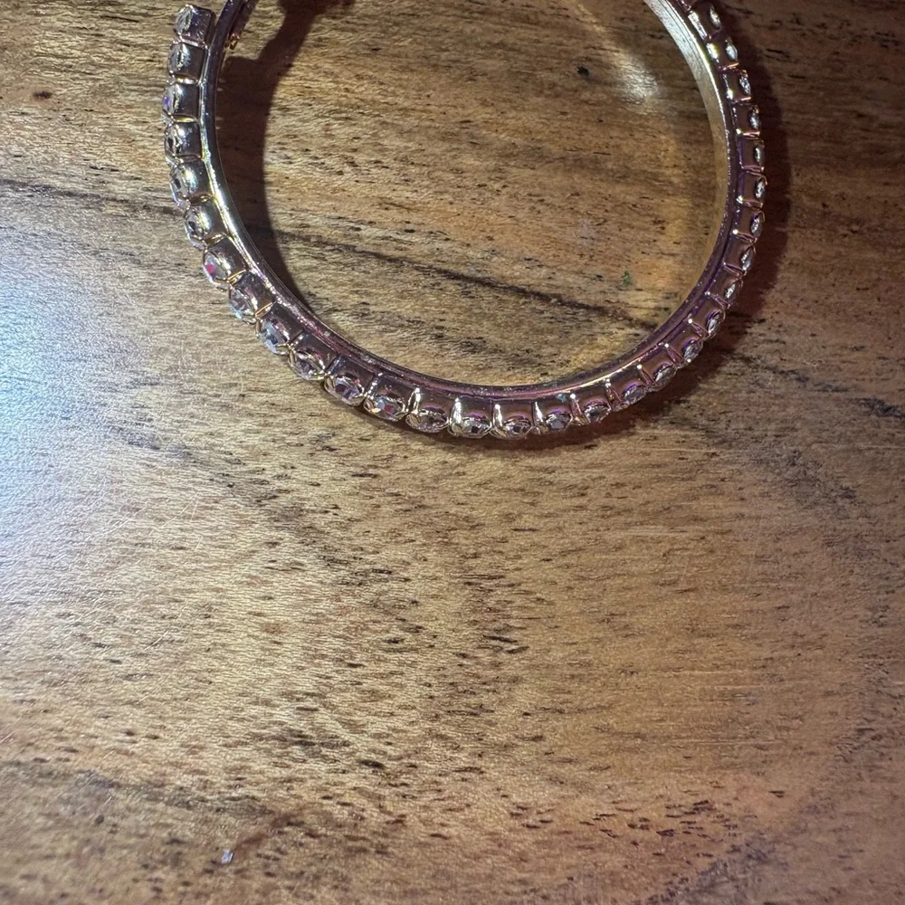 DIAMOND GOLD EARRINGS - Picture 4 of 4